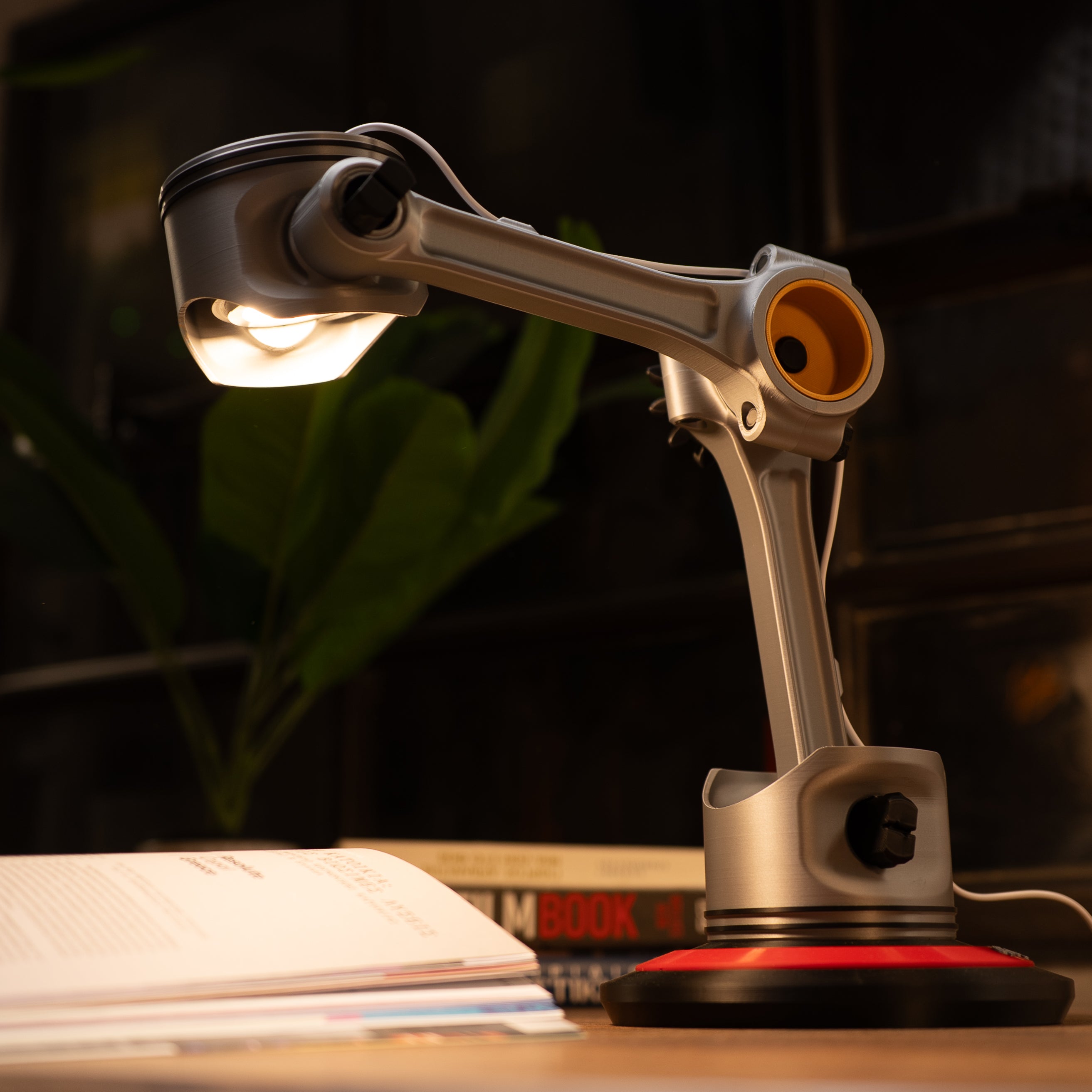 'Piston Rod' Desk Lamp