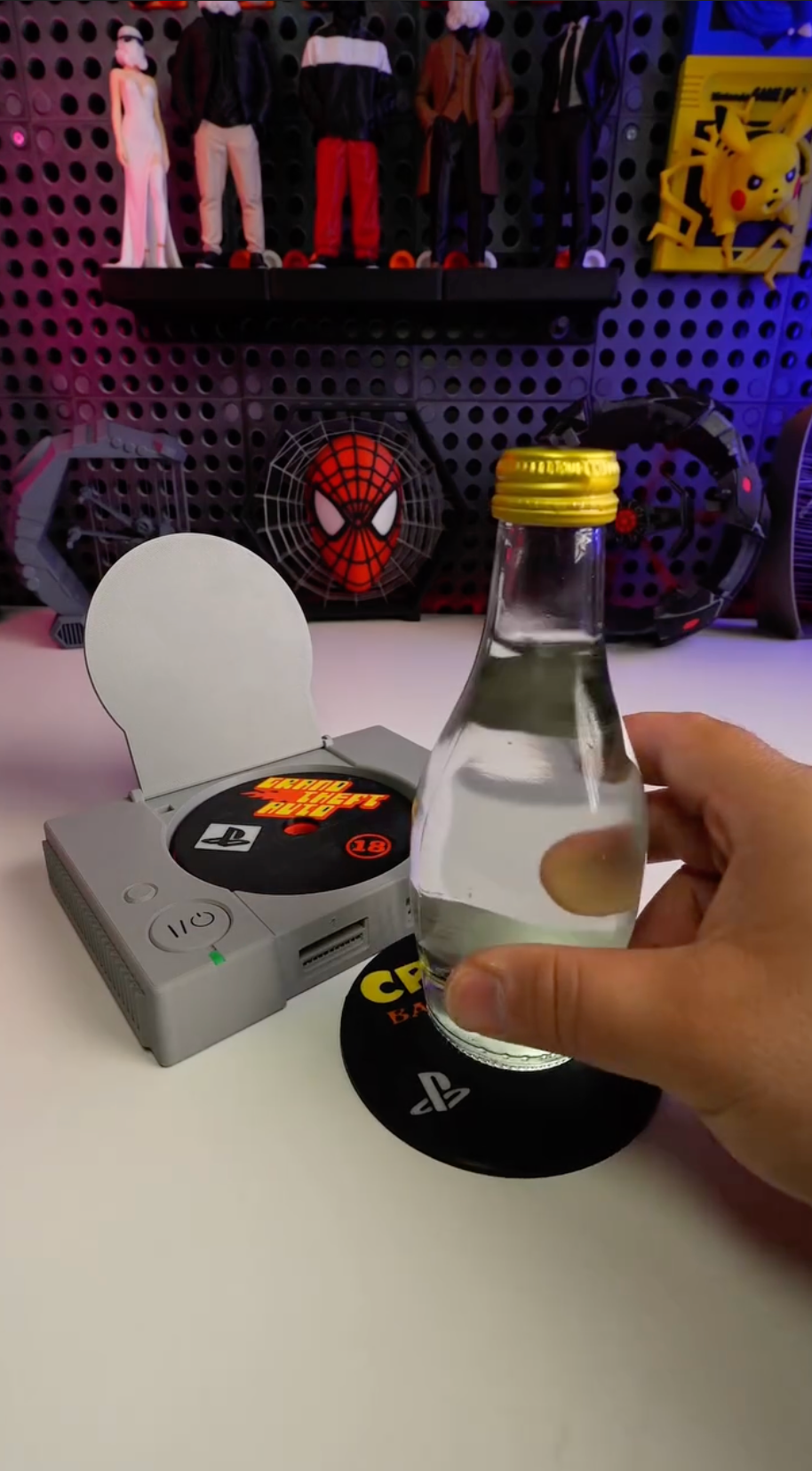 'PlayStation 1' Coaster with games