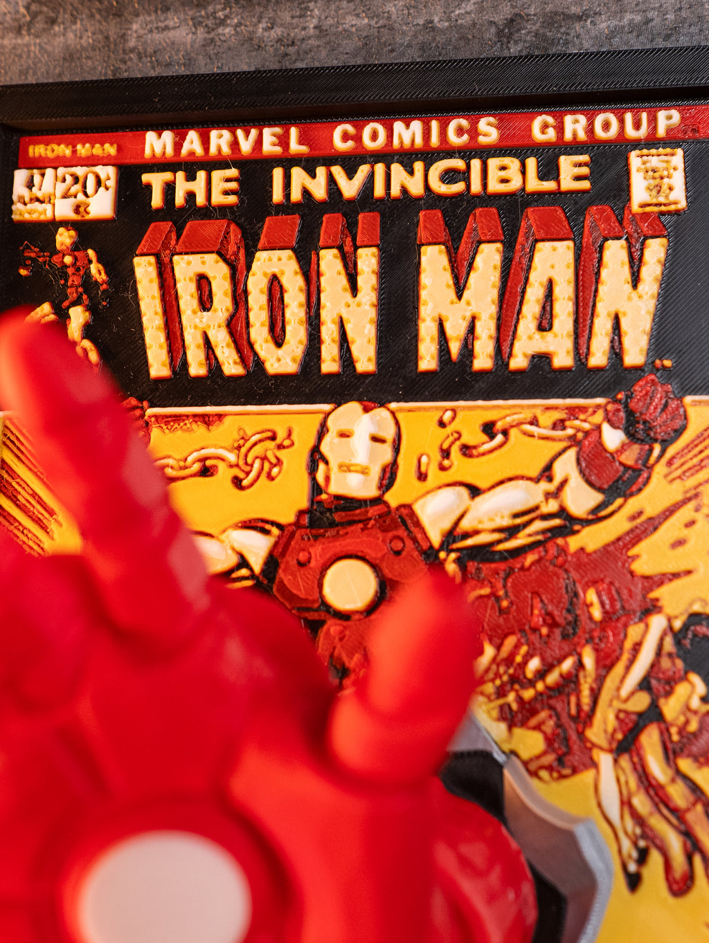 IRON MAN 3D Κάδρο Fan Art