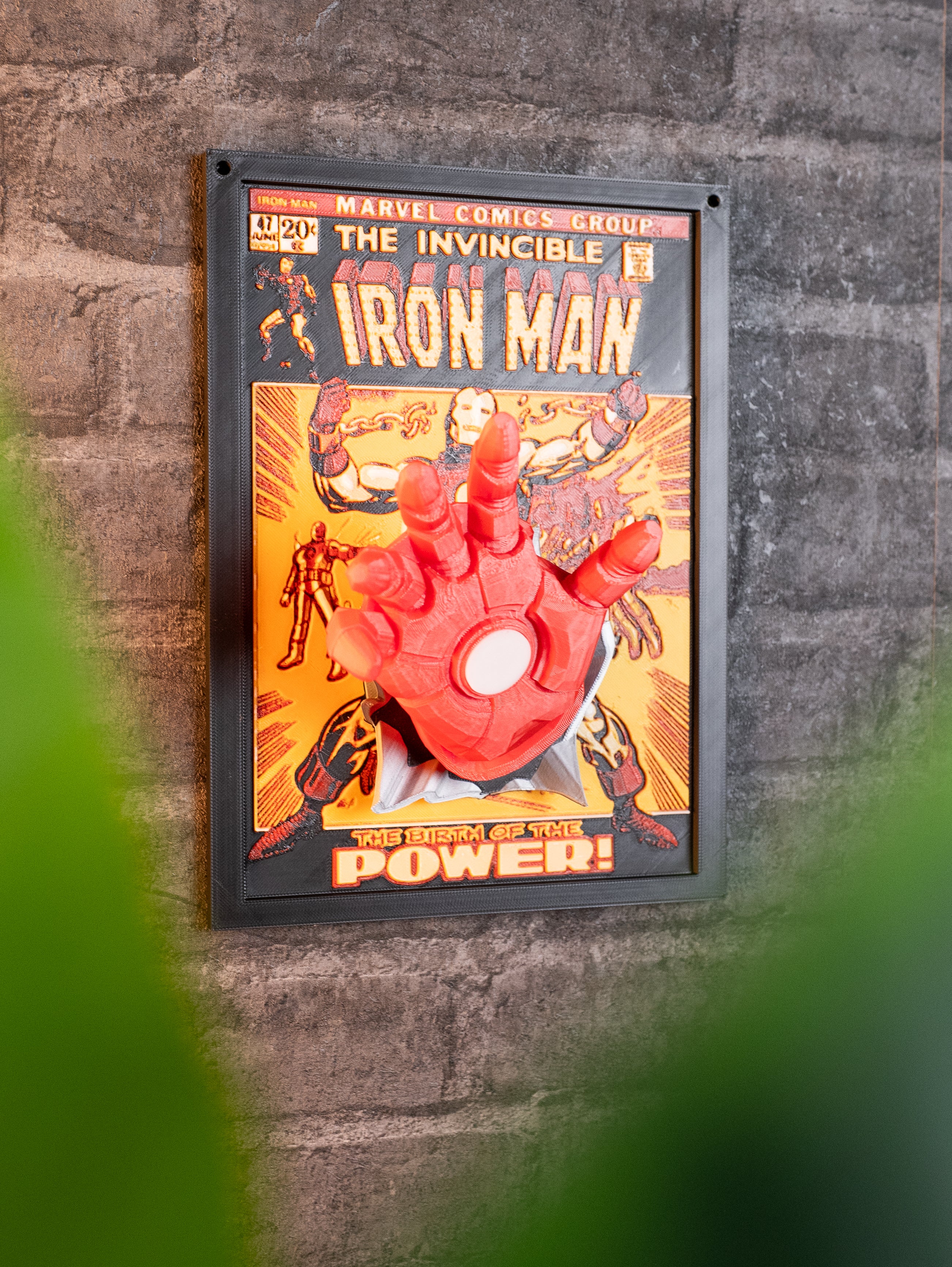 IRON MAN 3D Κάδρο Fan Art