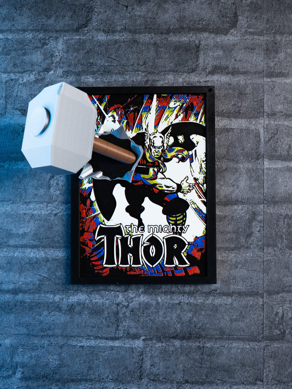 THOR 3D Κάδρο Fan Art