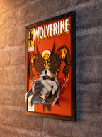 WOLVERINE 3D Κάδρο Fan Art