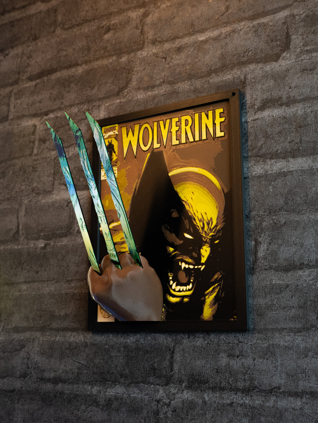 WOLVERINE vs HULK 3D Κάδρο Fan Art