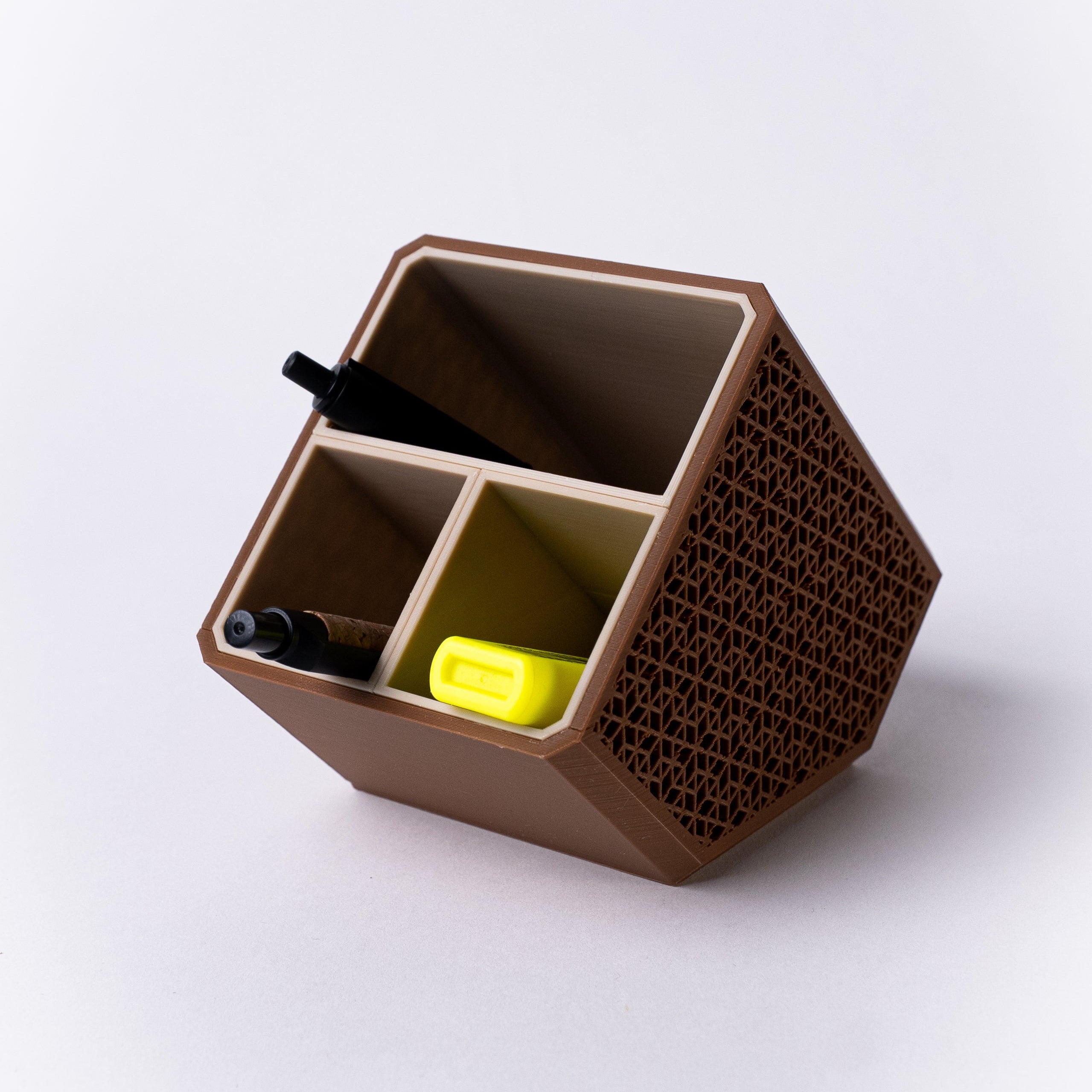 ‘Kumiko Square’ Desk Organizer