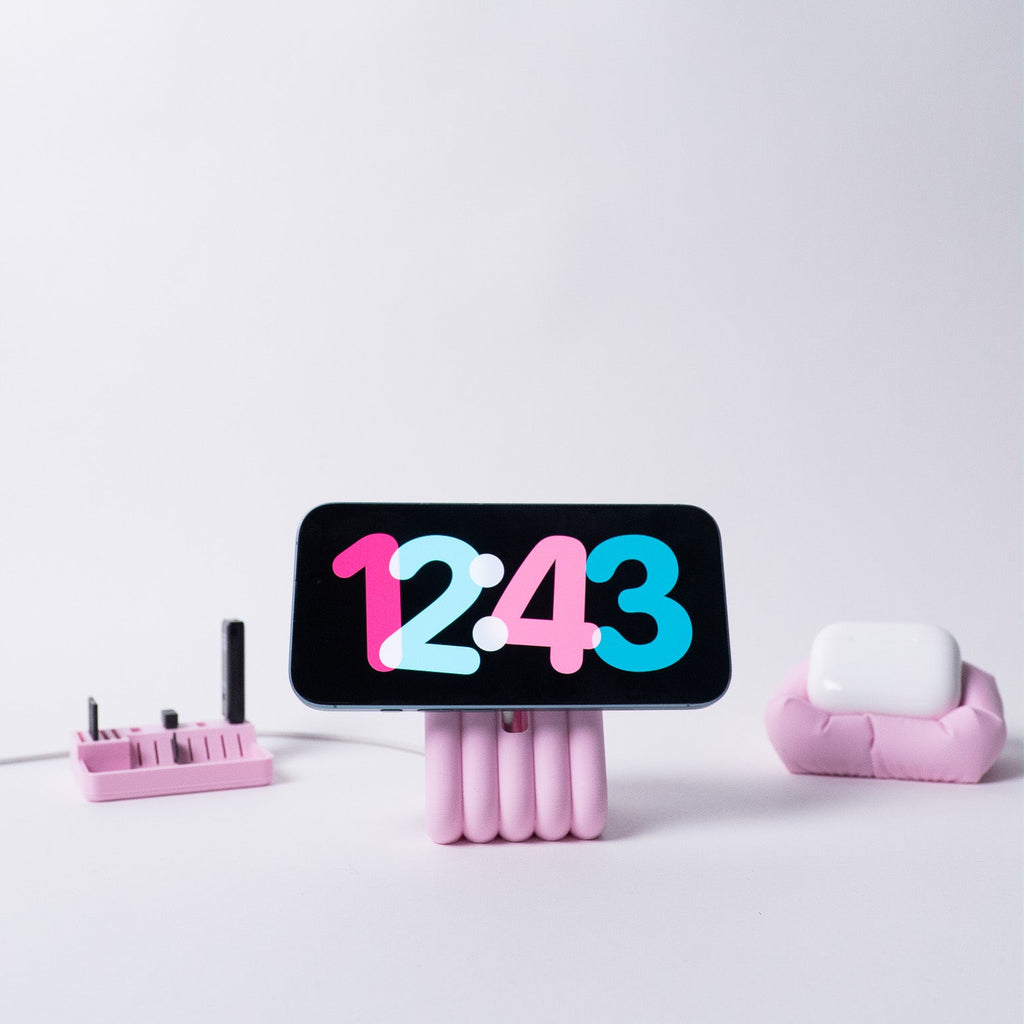Matte Pink Desk - 3 Combo