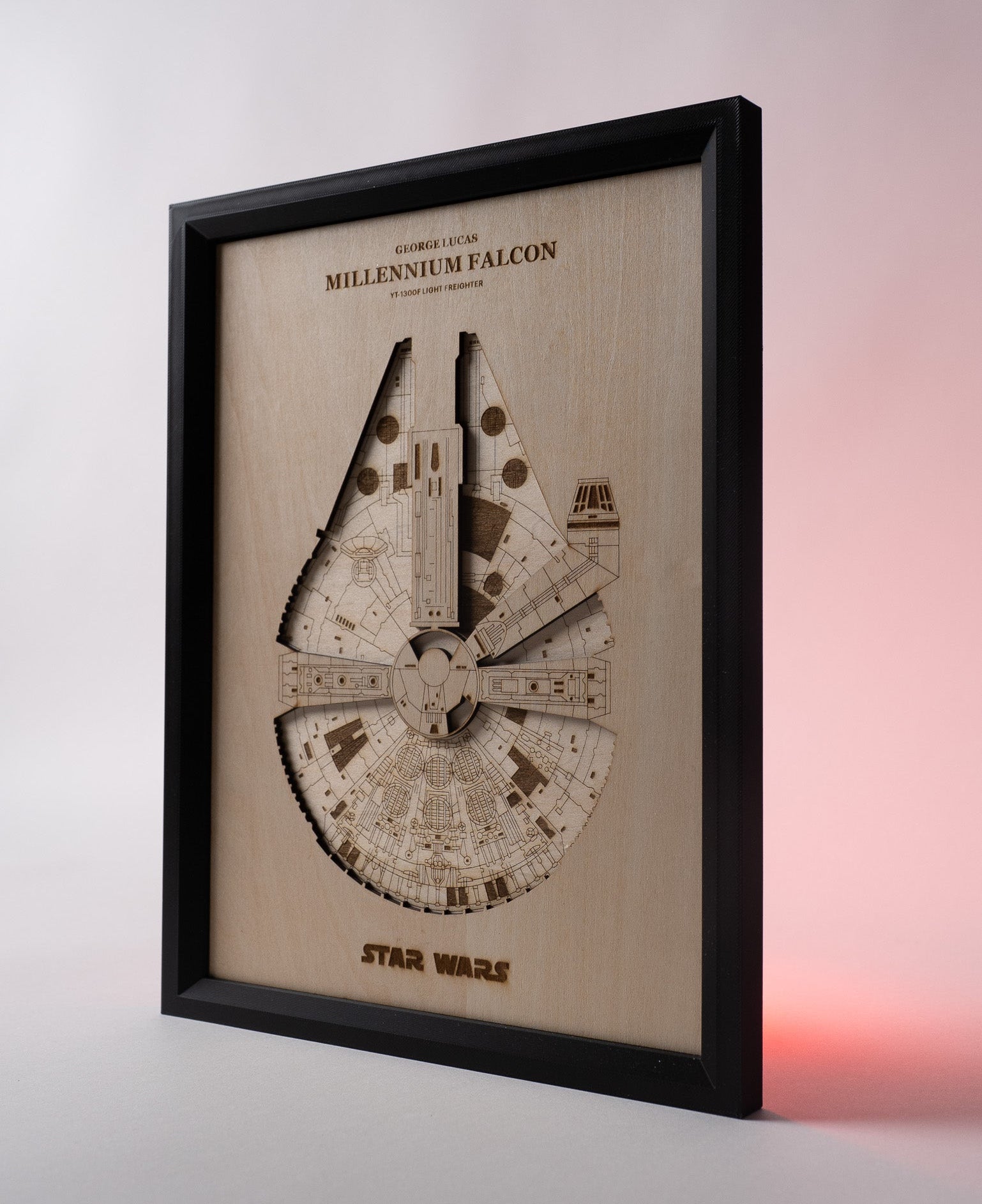 'Millennium Falcon' ξύλινο διακοσμητικό τοίχου