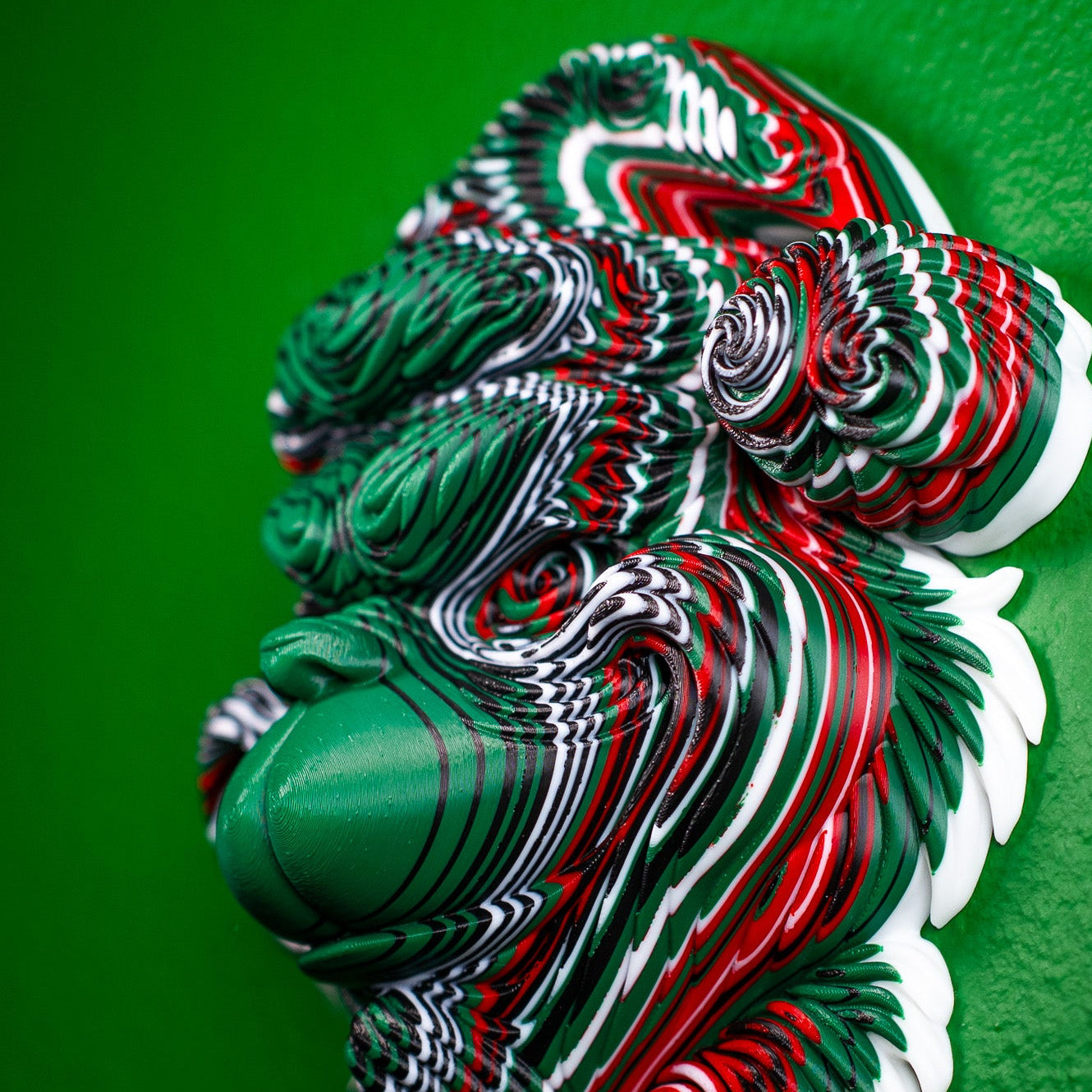Grinch Tri-color Face