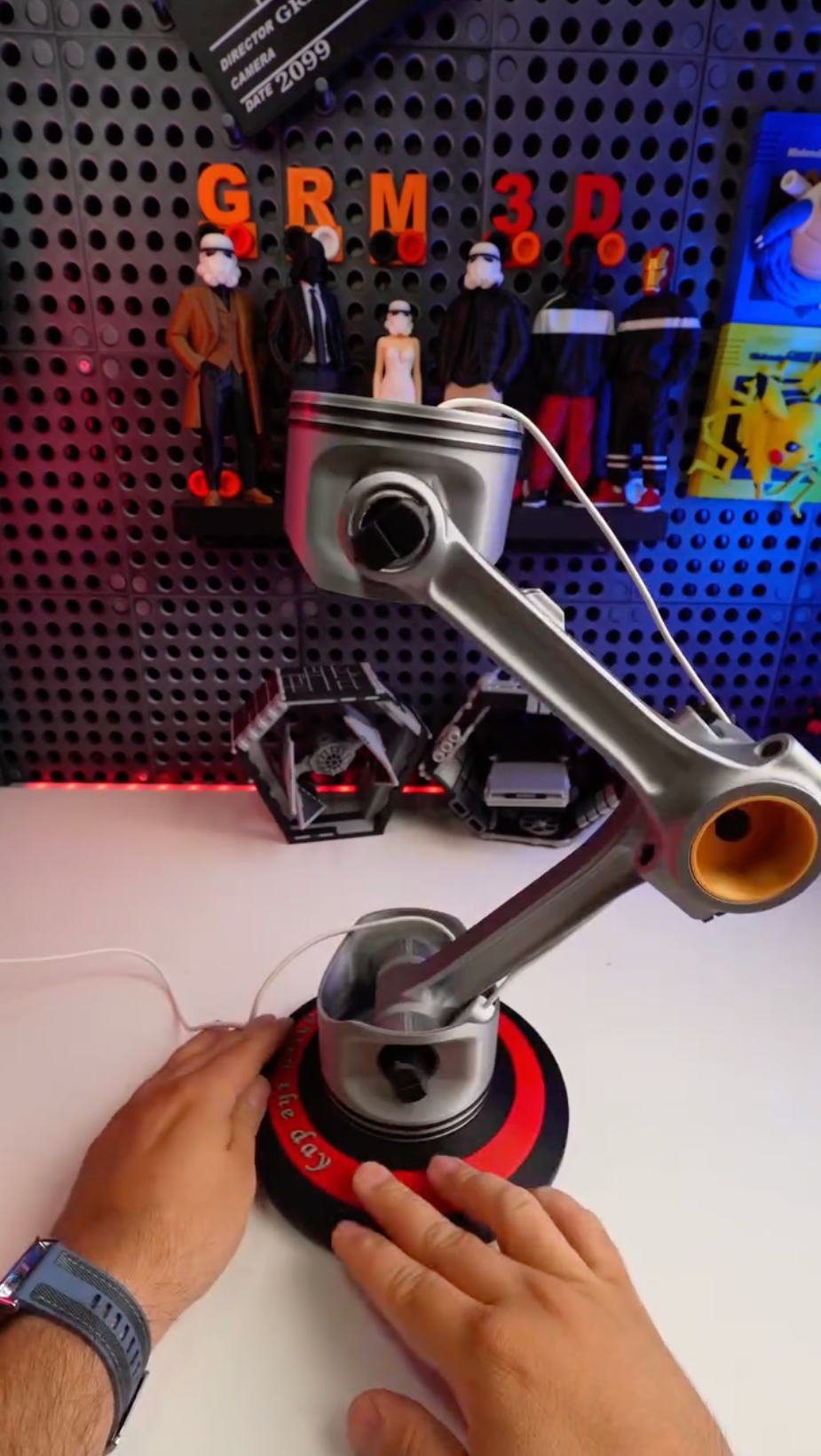 Double Piston Rod XL - Λάμπα Γραφείου